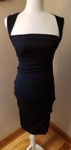 Nicole Miller Fitted Black Dress